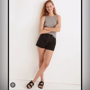 Madewell momjean short shorts